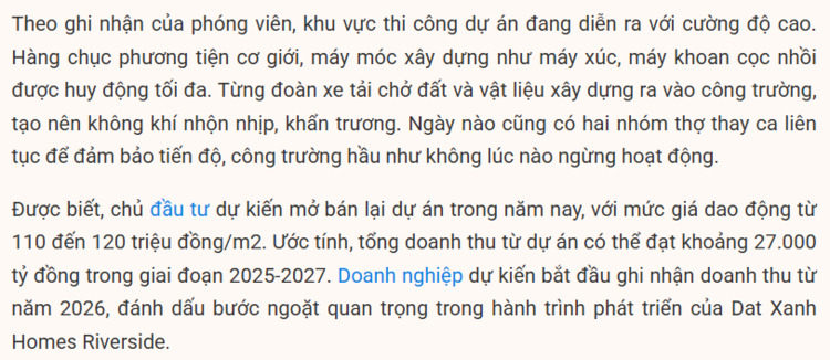 Đất Xanh Homes "HỒI SINH" Gem Riverside