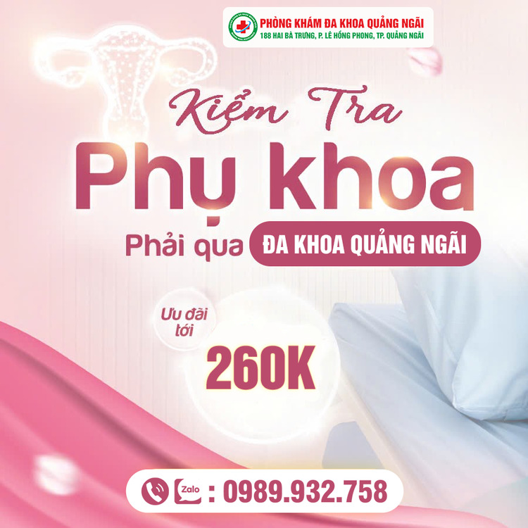 Phòng Khám Phụ Khoa Quảng Ngãi 188 Hai Bà Trưng đáng tin cậy ở Quảng Ngãi