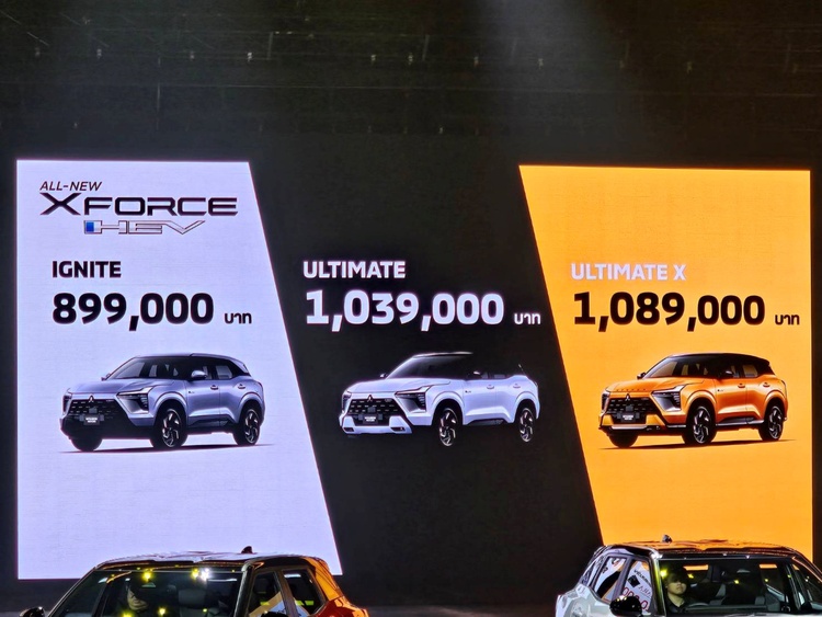 Mitsubishi Xforce HEV ra mắt Thái Lan, tiêu thụ chỉ 4 L/100km