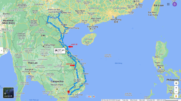 Xin kinh nghiệm về đường Hồ Chí Minh nhánh Tây
