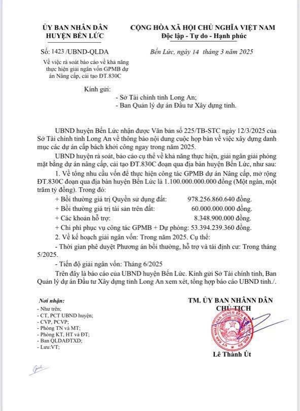 Tin vui cho tỉnh Long An