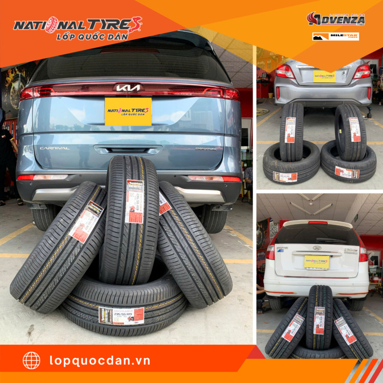 Lốp MILESTAR và ADVENZA - Tự hào lốp Việt!