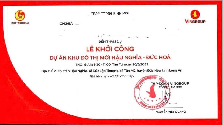 Tin vui cho tỉnh Long An