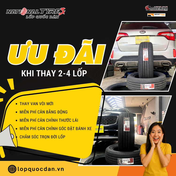 Lốp MILESTAR và ADVENZA - Tự hào lốp Việt!