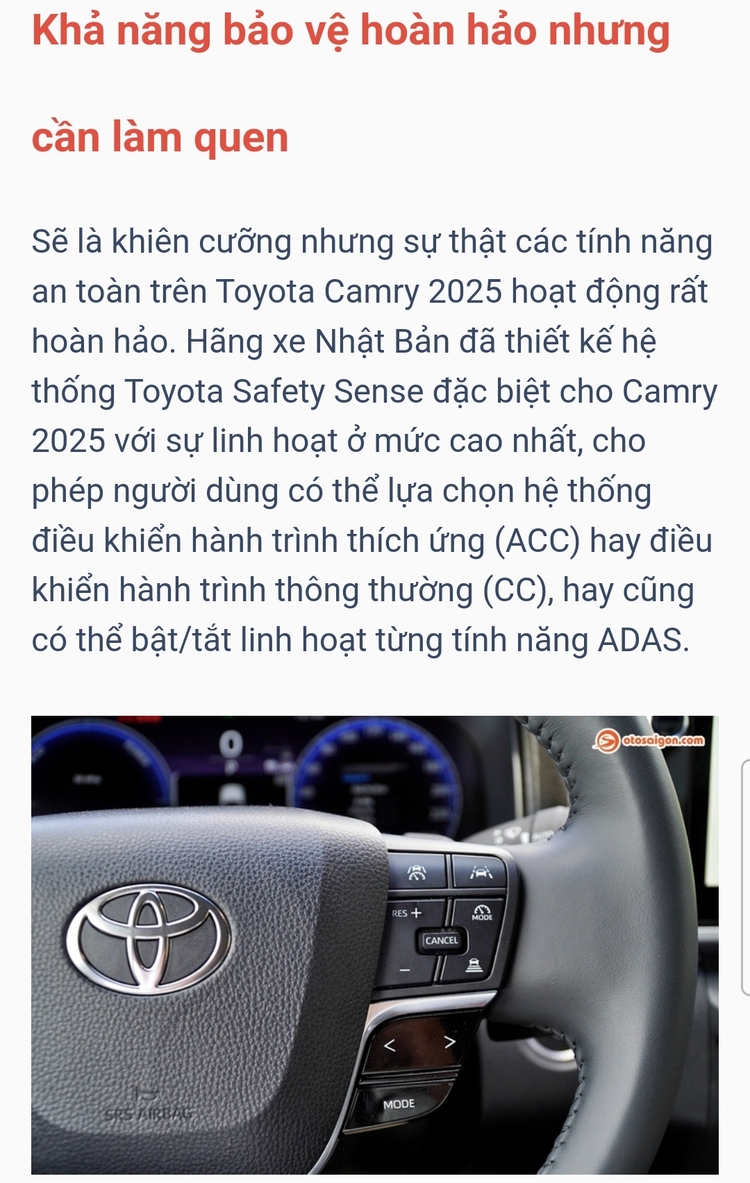 Đi Đà Lạt đánh giá Toyota Camry HEV TOP: Mạnh, êm và tiết kiệm hơn, nhưng vẫn còn điểm trừ