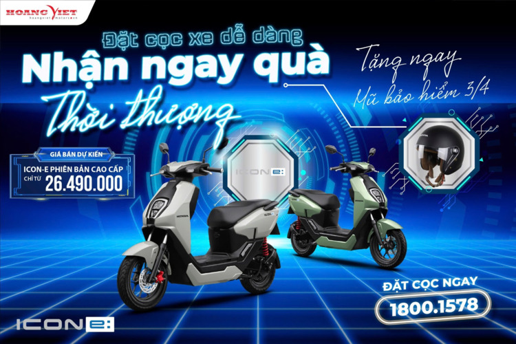 Xe gắn máy điện Honda ICON e: dự kiến bán ra VN từ tháng 4, giá dưới 29 triệu đồng