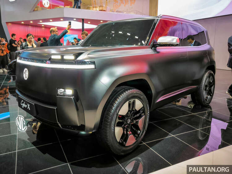 MG Cyber X ra mắt tại Thượng Hải 2025 – SUV phong cách như Land Rover Defender