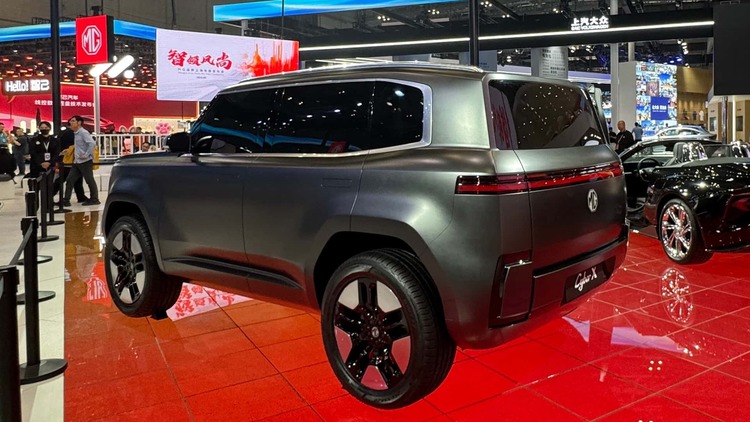 MG Cyber X ra mắt tại Thượng Hải 2025 – SUV phong cách như Land Rover Defender