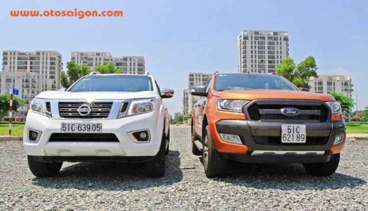 So sánh Nissan NP300 Navara và Ford Ranger Wildtrak