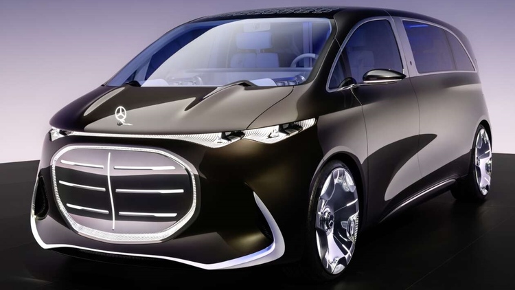Mercedes-Benz Vision V concept được tiết lộ tại Shanghai Auto Show 2025, bản xem trước của MPV EV hạng sang VLE và VLS sắp ra mắt