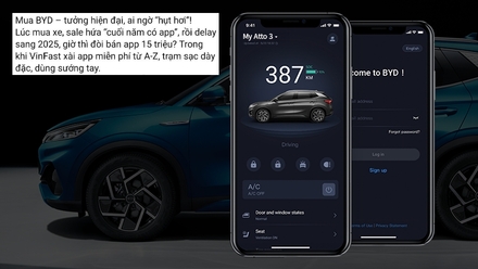 Chủ xe BYD bức xúc khi BYD VN thu phí ứng dụng BYD App hơn 15 triệu đồng