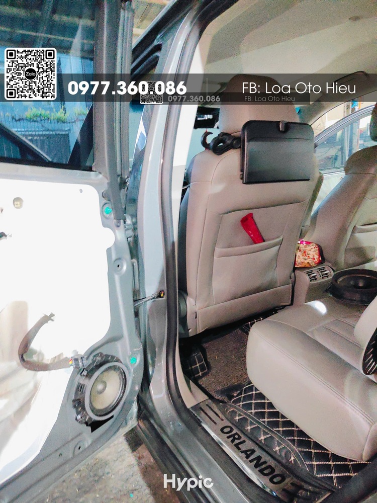 Chevrolet ORẢNDO và bộ âm thanh hay.