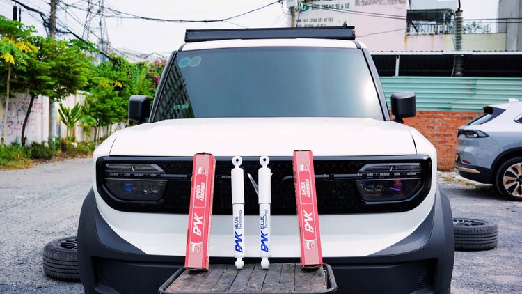 Nâng cấp phuộc PNK cho VF3 hiệu quả tiết kiệm