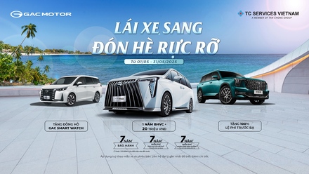 Lái xe sang đón hè rực rỡ, GAC Motor Việt Nam triển khai loạt chương trình ưu đãi 5/2025