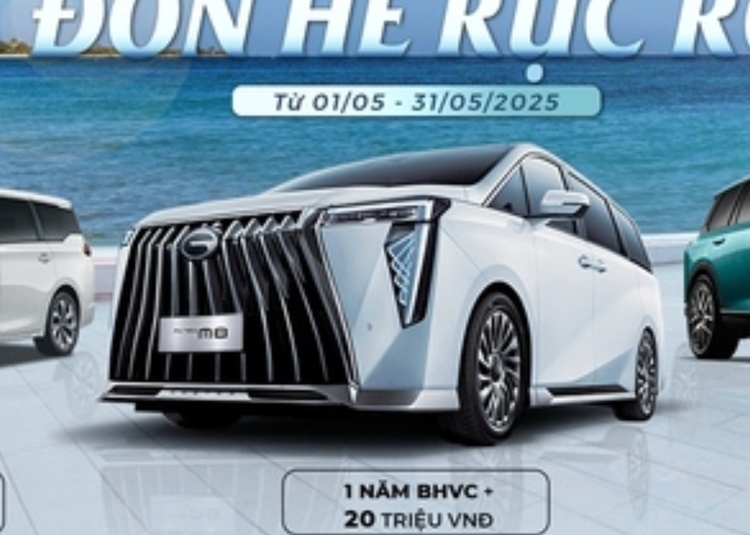 Lái xe sang đón hè rực rỡ, GAC Motor Việt Nam triển khai loạt chương trình ưu đãi 5/2025