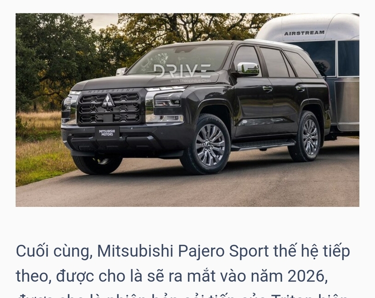 Mitsubishi lên kế hoạch ra mắt xe mới: Sắp có Xpander và Pajero Sport thế hệ mới