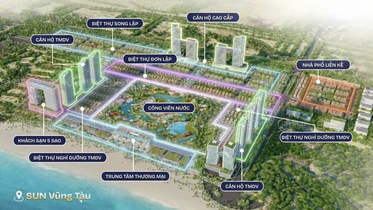 Sun Group triển khai 96ha tại Bãi Chí Linh Vũng Tàu Sun Group triển khai 96ha tại Bãi Chí Linh Vũng Tàu