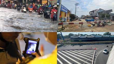 Thông tin giao thông ngày 17/5: Ngập sâu, sụt lún, xử phạt mạnh tay