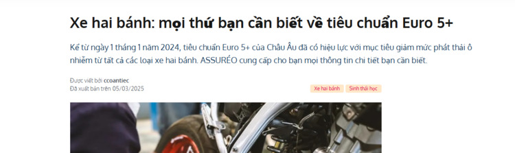 Thông tin giao thông ngày 22/5: Áp chuẩn khí thải xe máy từ 1/1/2027, phạt nặng xe đi ngược chiều, cao tốc chạy nước rút