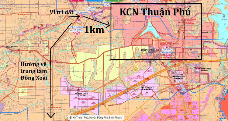 Bán 6 sào Thuận Phú, sát KCN Thuận Phú, Bình Phước