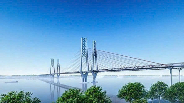 Phương án xây cầu Cần Thơ 2 với 6 làn xe Phương án xây cầu Cần Thơ 2 với 6 làn xe
