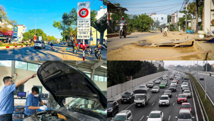 Thông tin giao thông ngày 5/6: Kẹt đăng kiểm vì chưa đổi biển vàng, đường bị chiếm dụng