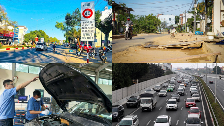 Thông tin giao thông ngày 5/6: Kẹt đăng kiểm vì chưa đổi biển vàng, đường bị chiếm dụng