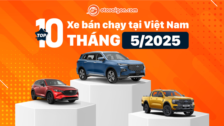 [Infographic] Top xe ICE bán chạy tháng 4/2025 tại VN: Ford Territory vượt mặt tất cả các dòng xe ICE