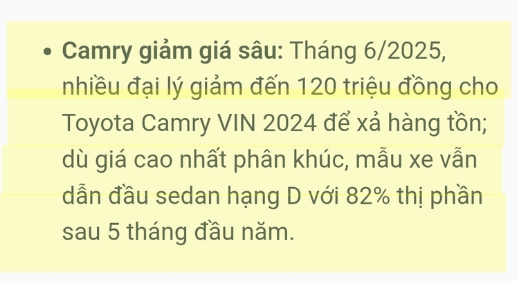 Thông tin xe ngày 13/6: Corolla Cross bán tốt, Camry đại hạ giá, xe điện ồ ạt ra mắt