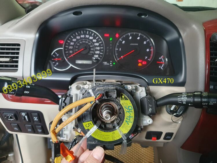 Bệnh đứt cáp còi vô lăng Subaru