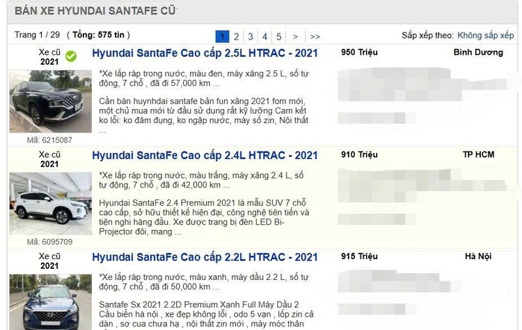 Thông tin xe ngày 19/6: Santa Fe cũ hút khách, GSM dẫn đầu taxi điện, Nissan tái cơ cấu