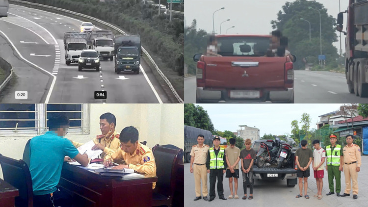 Thông tin giao thông ngày 30/6: Chở trẻ trên thùng xe bị phạt nặng, bắt nhóm “quái xế” TP Vinh, cầu Bình Gởi sắp thông xe