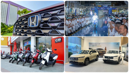 Honda Việt Nam bán hơn 2,3 triệu xe trong một năm, xe máy lẫn ô tô đều tăng trưởng trên 10%