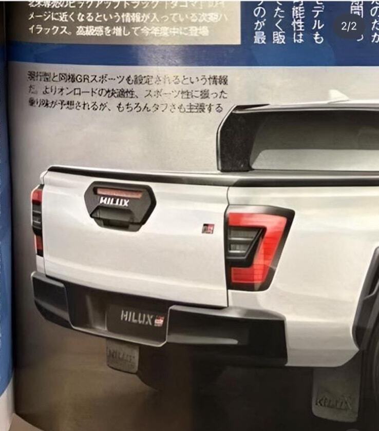 Lộ diện hình ảnh Toyota Hilux 2026 hoàn toàn mới, thiết kế cực ngầu