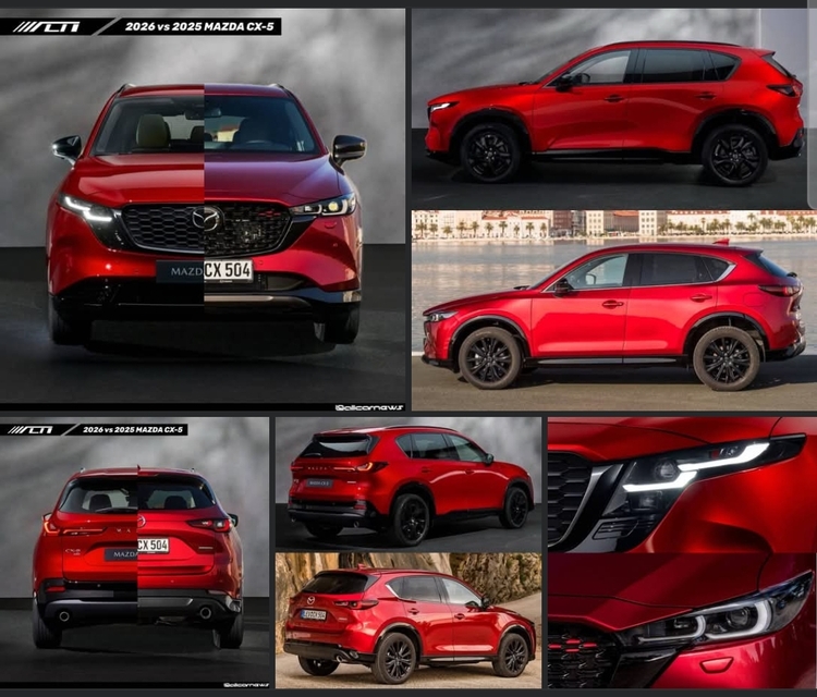 Mazda CX-5 thế hệ mới lộ diện: ngoại hình mới bắt mắt, nâng cấp màn hình tới 15,6 inch
