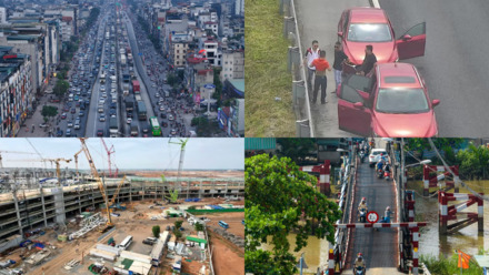 Thông tin giao thông ngày 13/7: Cấm xe máy xăng, đề xuất metro sân bay, cầu Rạch Tôm chờ thay áo