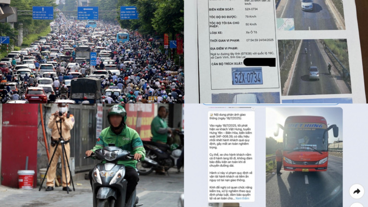 Thông tin giao thông ngày 19/7: Vi phạm tốc độ bị phạt hơn 100 triệu, xe khách nhồi nhét bị xử lý qua phản ánh nóng