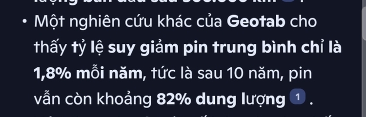Vinfast VF 5 chai Pin 6 % sau 200.000 Km: mừng hay lo?