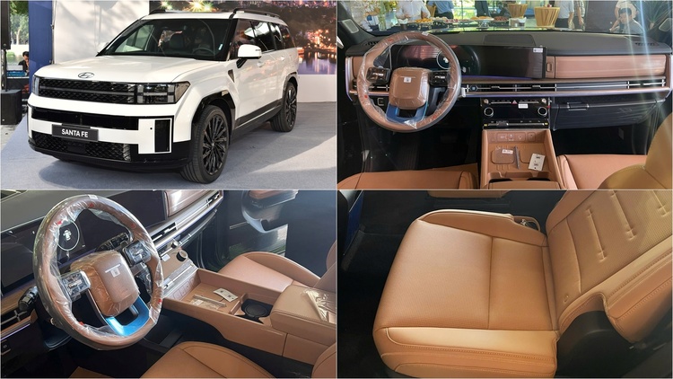 Hyundai Santa Fe tại Việt Nam có thêm màu nội thất nâu da bò, giá bán không đổi