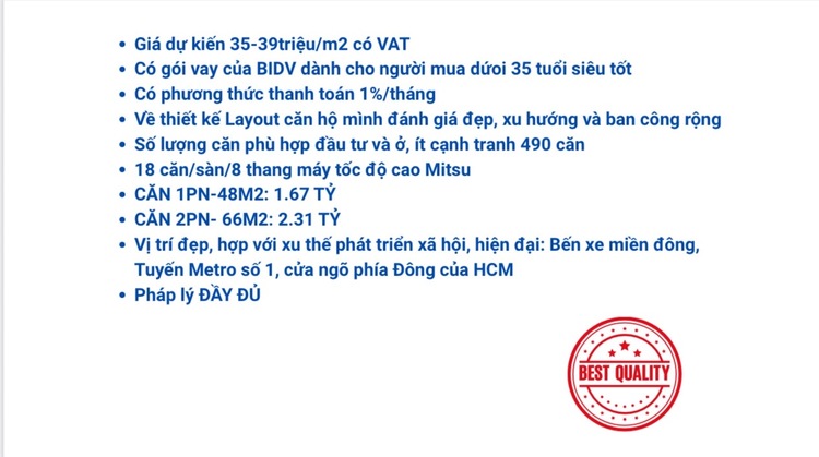 Căn hộ Arstella gần Bến Xe Miền Đông Mới có nên sở hữu?