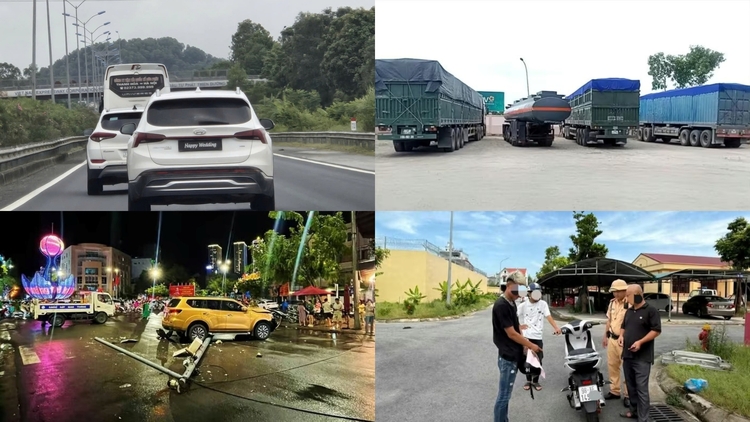 Thông tin giao thông ngày 18/8: Santa Fe lật biển số bị phạt nặng, xe tải quá tải kỷ lục, TPHCM khởi công loạt dự án lớn