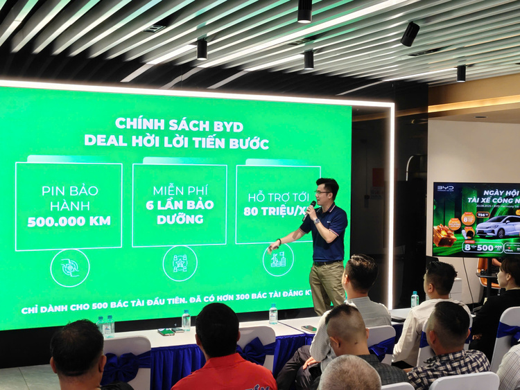 BYD Việt Nam khởi động chuỗi sự kiện "Ngày hội tài xế công nghệ" trên toàn quốc