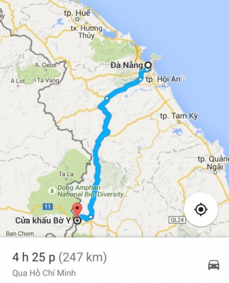 Hành trình 8 ngày: Sg -> Phú Yên -> Quy Nhơn -> Đà Nẵng -> Ngã 3 Đông Dương -> BMT -> ĐL -> Sg