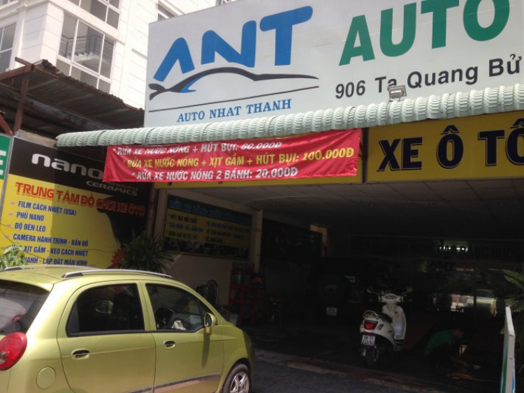 Rửa xe bằng nước nóng!!! Rửa xe bằng nước nóng!!!