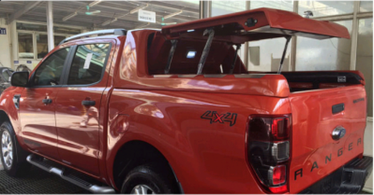 Khoe nắp thùng cao MAZDA BT50