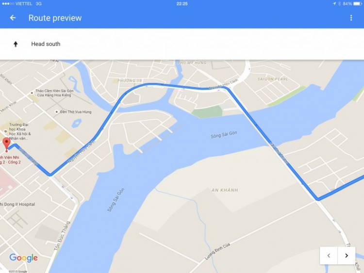 Hỏi về đường tới bệnh viện nhi đồng 2