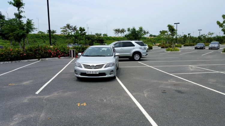 Đậu xe không đúng ô vạch