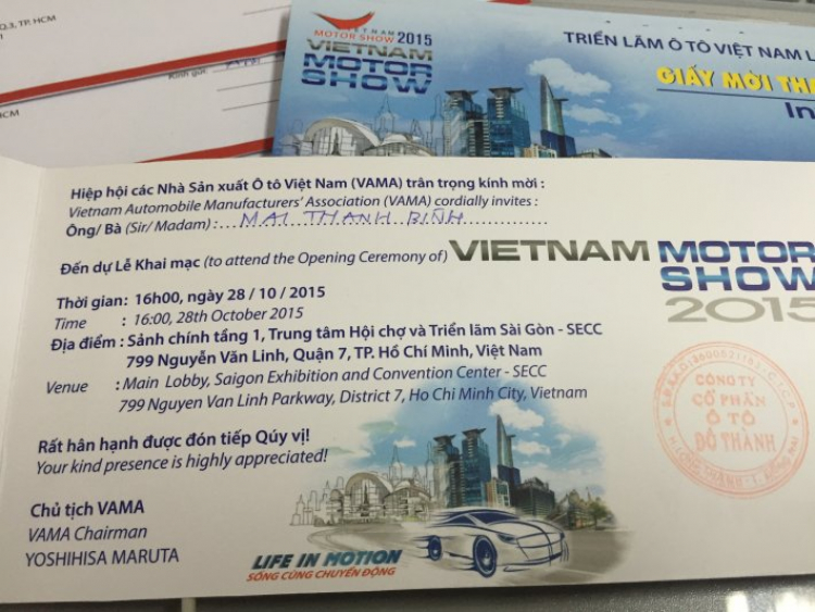 Tham gia VietNam Motor Show 2015