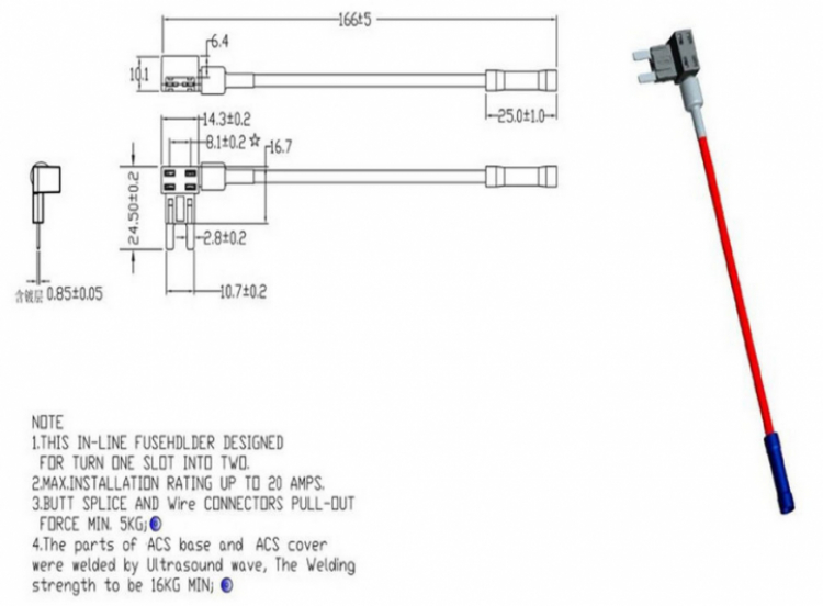 Hỏi v/v nối điện Cam hành trình trực tiếp vào hộp cầu chì Hỏi v/v nối điện Cam hành trình trực tiếp vào hộp cầu chì