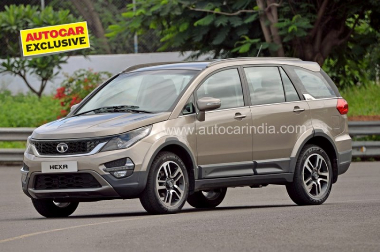 Tata Hexa mang tham vọng cạnh tranh với Toyota Innova Tata Hexa mang tham vọng cạnh tranh với Toyota Innova